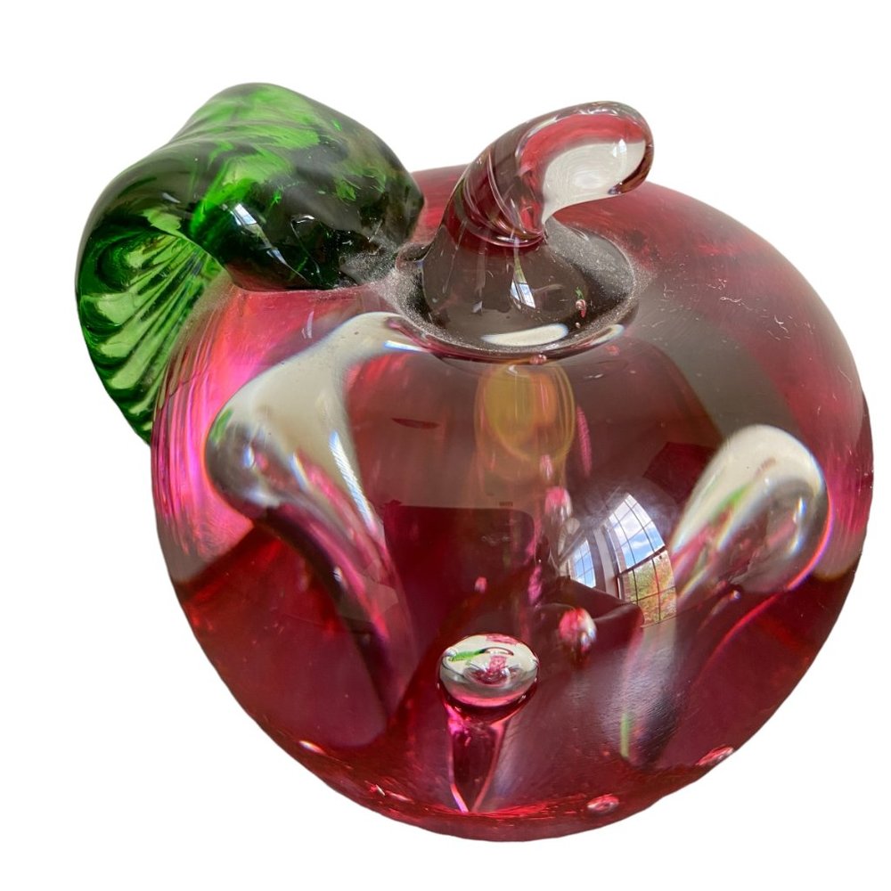 Caithness Glass Paperweight Windfall-Ruby - Picture 13 of 16